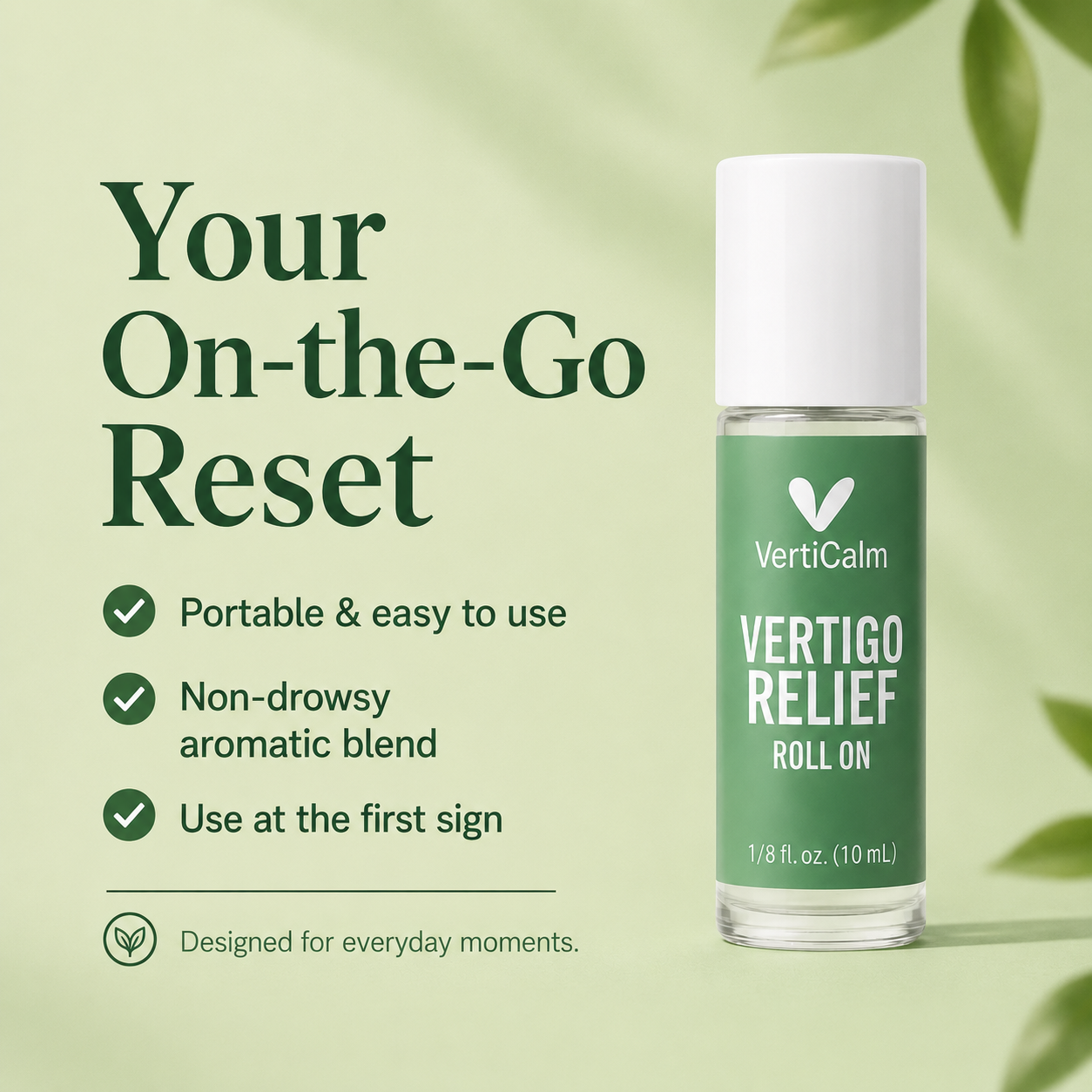 VertiCalm™ Dizziness & Nausea Roll-On