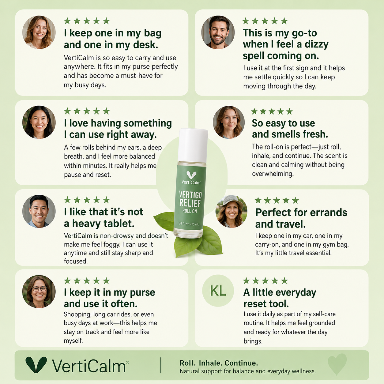 VertiCalm™ Dizziness & Nausea Roll-On
